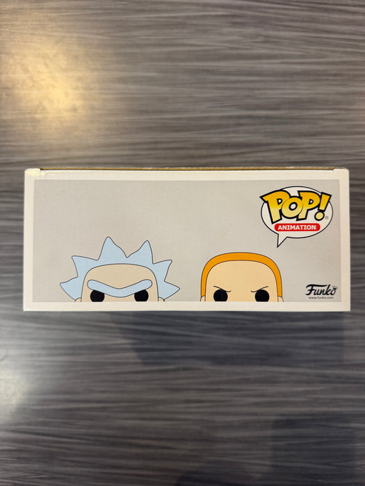 Funko POP! Animation: Rick And Morty - Buff Rick and Buff Summer 2 Pack (2017 Summer Convention)(Damaged Box)