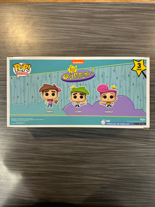 Funko POP! Television: Fairly Odd Parents - Timmy / Cosmo / Wanda (2023 SDCC)(Damaged Box) [3-Pack]