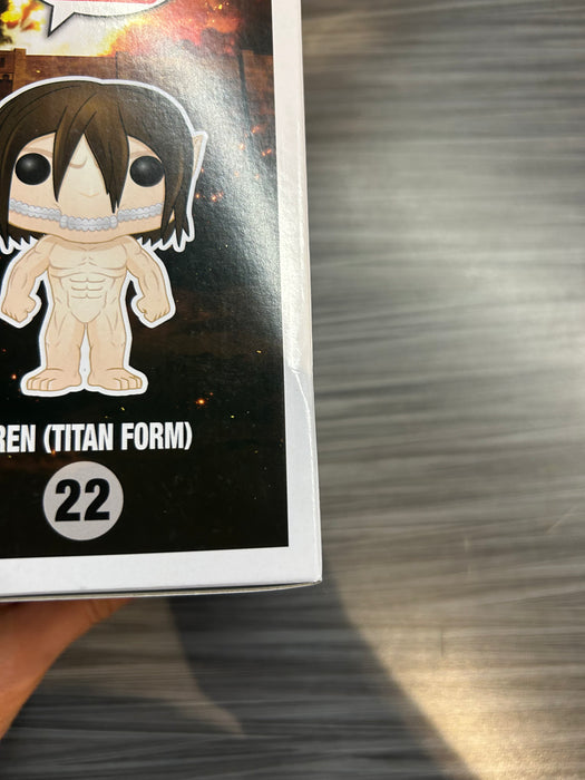 Funko POP! Animation: Attack On Titan - Eren [Titan Form][3 Languages] (Hot Topic)(Damaged Box) #22