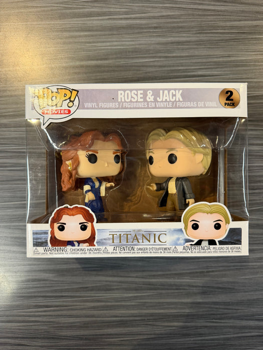 Funko POP! Movies: Titanic - Jack & Rose (Target Missing Sticker)(Damaged Box)[2 Pack]