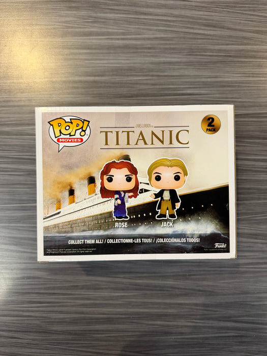 Funko POP! Movies: Titanic - Jack & Rose (Target Missing Sticker)(Damaged Box)[2 Pack]
