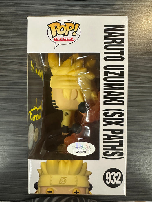 Funko POP! Animation: Naruto Shippuden - Naruto (Sixth Path Sage)(GiTD)(Specialty Series)(Signed/Maile Flanagan/JSA) [A] #932