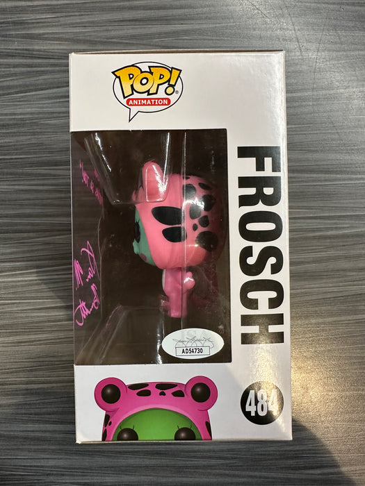 Funko POP! Animation: Fairytail - Frosch (Signed/Dawn Bennet/JSA)(Damaged Box) #484
