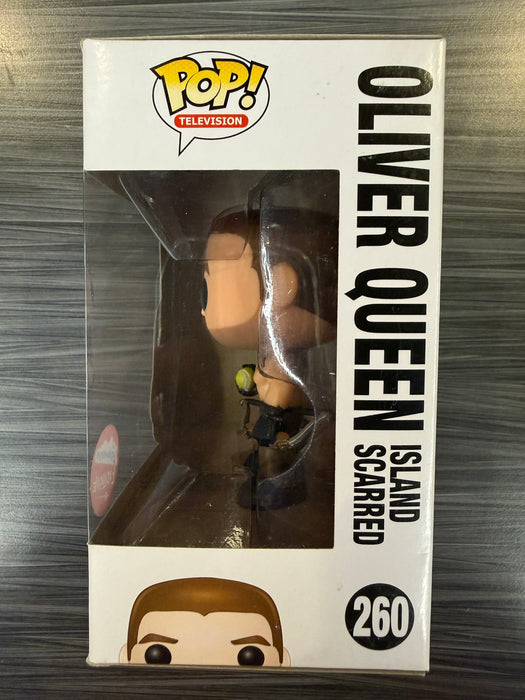 Funko POP! Television: Arrow - Oliver Queen [Island Scarred](Fugitive Toys)(Damaged Box)[A] #260