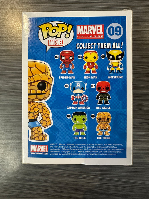 Funko POP! Marvel: The Thing [2013] (Damaged Box) #09