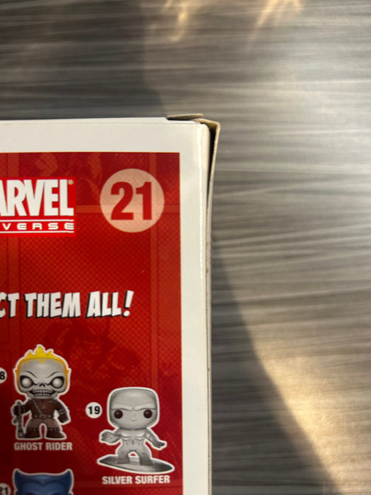 Funko POP! Marvel: Beast [Flocked] (Gemini)(240 PCS)(Damaged Box) #21