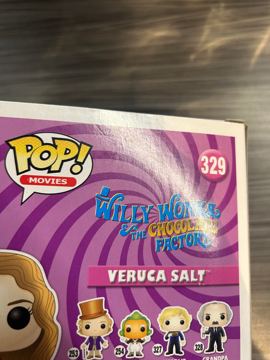 Funko POP! Movies: Willy Wonka & The Chocolate Factory - Veruca Salt (Damaged Box*) #329