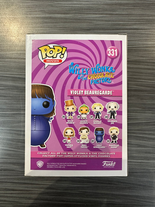 Funko POP! Movies: Willy Wonka - Violet Beauregarde (2016 SDCC)(Damaged Box) #331
