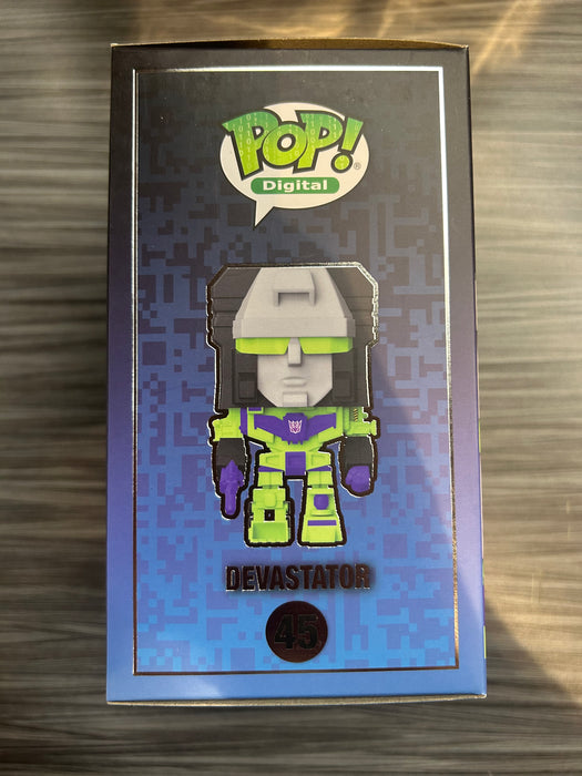 Funko POP! Digital: Transformers - Devastator (NFT Release)(1550 PCS)(Damaged Box)  #45