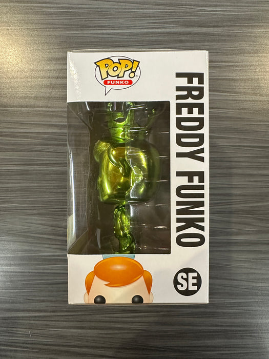 Funko POP! Freddy Funko Green Chrome (2017 SDCC 425PCS)(Damaged Box) #SE