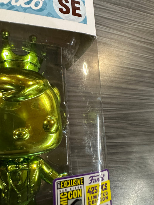 Funko POP! Freddy Funko Green Chrome (2017 SDCC 425PCS)(Damaged Box) #SE