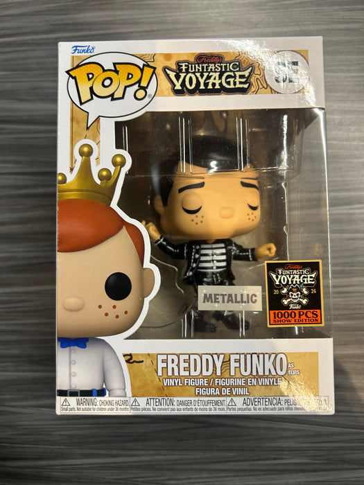 Funko POP! Funtastic Voyage: Freddy Funko as Elvis [Metallic] (1000 PCS)(Show Edition)(Damaged Box)[A] #SE