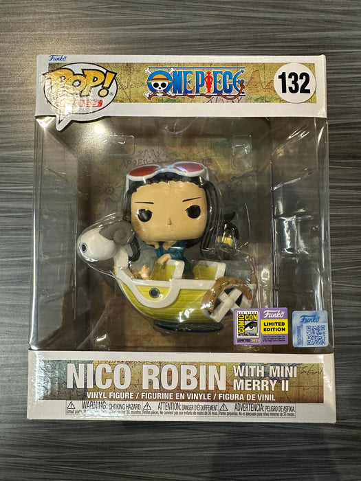 Funko POP! Rides: One Piece - Nico Robin with Mini Merry II (2025 SDCC)(Damaged Box) [A] #132