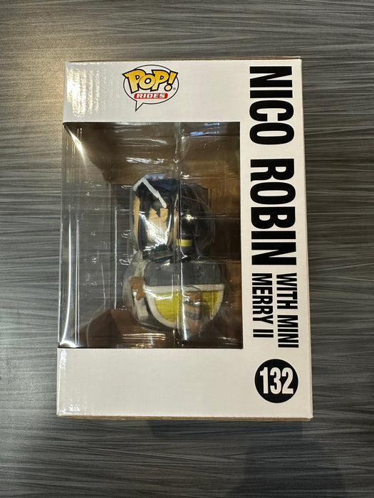 Funko POP! Rides: One Piece - Nico Robin with Mini Merry II (2025 SDCC)(Damaged Box) [A] #132