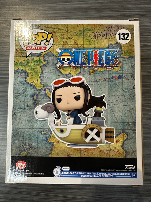 Funko POP! Rides: One Piece - Nico Robin with Mini Merry II (2025 SDCC)(Damaged Box) [A] #132