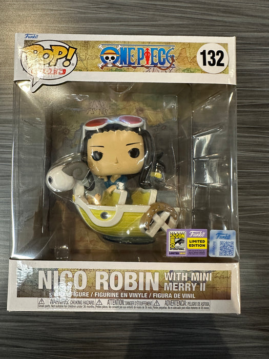 Funko POP! Rides: One Piece - Nico Robin with Mini Merry II (2025 SDCC)(Damaged Box) [B] #132