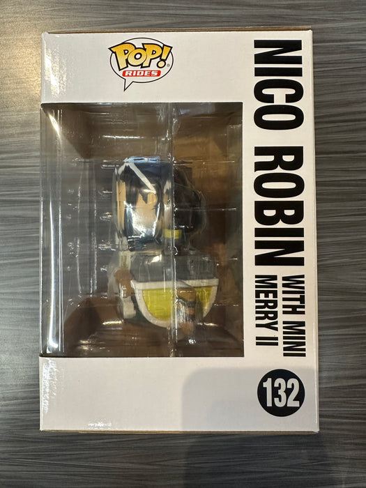 Funko POP! Rides: One Piece - Nico Robin with Mini Merry II (2025 SDCC)(Damaged Box) [B] #132