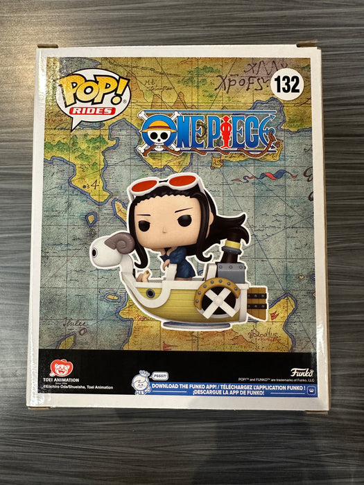 Funko POP! Rides: One Piece - Nico Robin with Mini Merry II (2025 SDCC)(Damaged Box) [B] #132