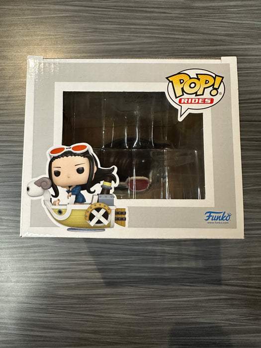 Funko POP! Rides: One Piece - Nico Robin with Mini Merry II (2025 SDCC)(Damaged Box) [B] #132