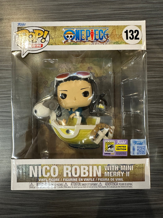 Funko POP! Rides: One Piece - Nico Robin with Mini Merry II (2025 SDCC)(Damaged Box) [C] #132