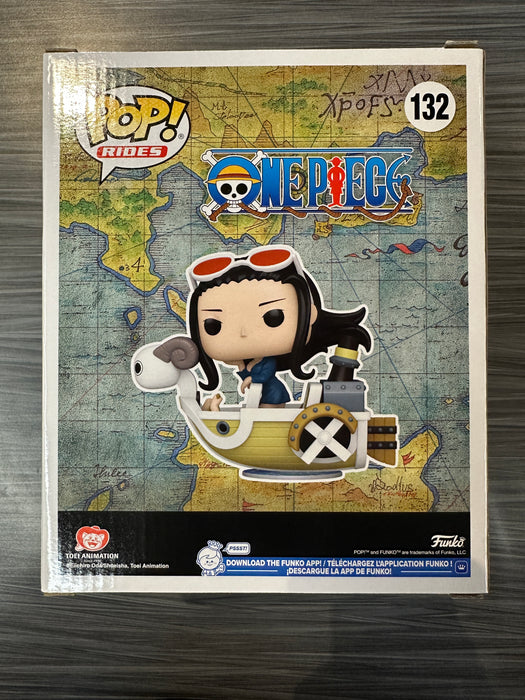 Funko POP! Rides: One Piece - Nico Robin with Mini Merry II (2025 SDCC)(Damaged Box) [C] #132