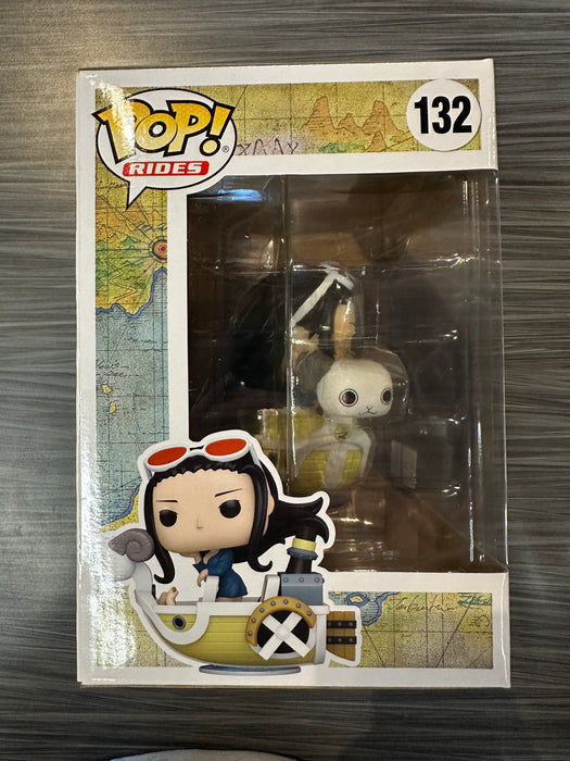 Funko POP! Rides: One Piece - Nico Robin with Mini Merry II (2025 SDCC)(Damaged Box) [C] #132