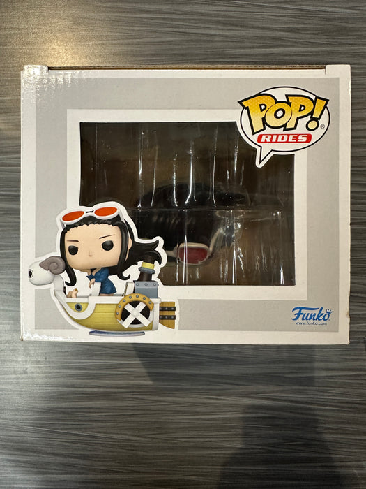 Funko POP! Rides: One Piece - Nico Robin with Mini Merry II (2025 SDCC)(Damaged Box) [C] #132