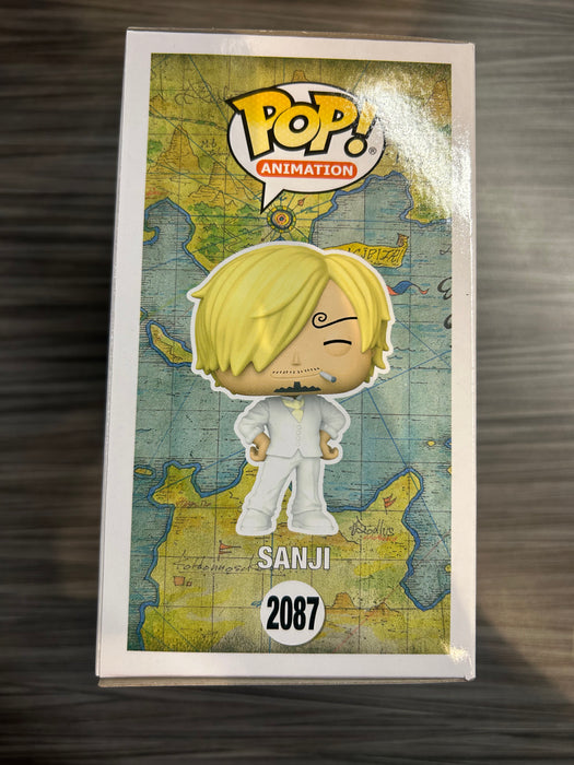Funko POP! Animation: One Piece - Sanji (Funko Sticker/GameStop)(9500 Pcs)(Damaged Box) #2087