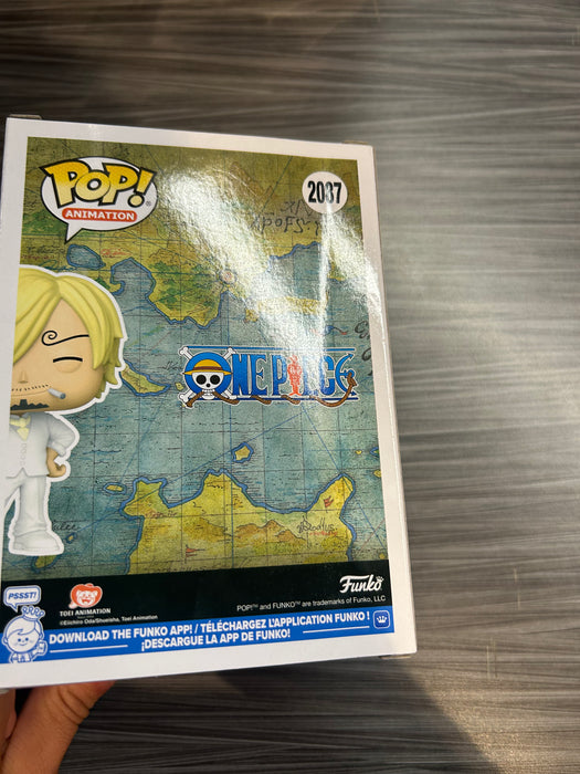 Funko POP! Animation: One Piece - Sanji (Funko Sticker/GameStop)(9500 Pcs)(Damaged Box) #2087