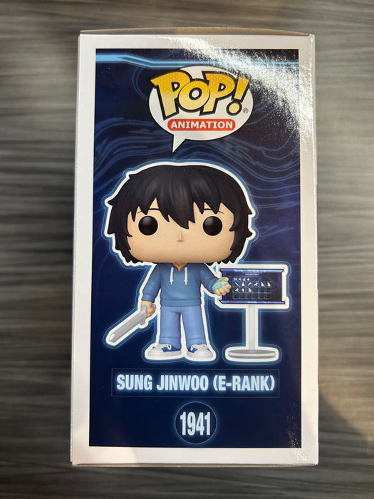 Funko POP! Animation: Solo Leveling - Sung Jinwoo [E-Rank] (2025 Anime Expo)(Damaged Box) #1941