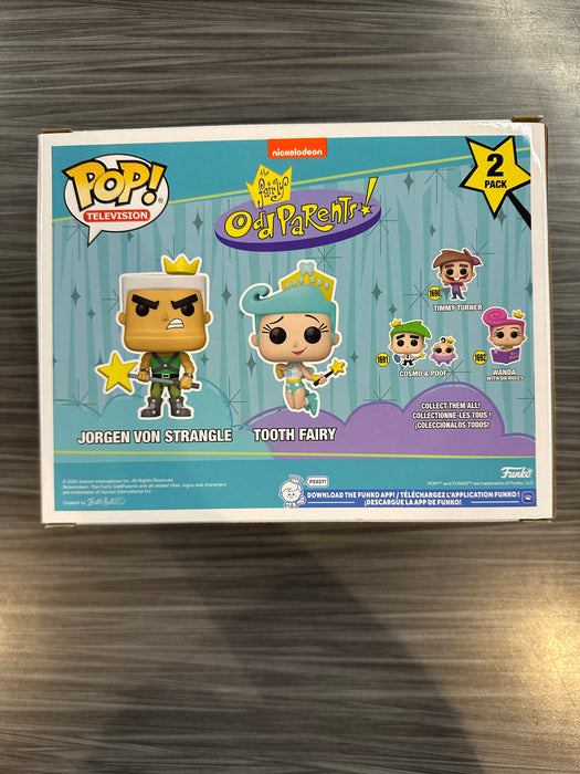 Funko POP! Television: The Fairly Odd Parents - Jorgon Von Strangle & Tooth Fairy (2025 SDCC)(Damaged Box) [2-Pack]