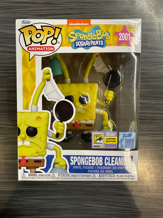 Funko POP! Animation: SpongeBob Squarepants - SpongeBob Cleaning (2025 SDCC) #2001