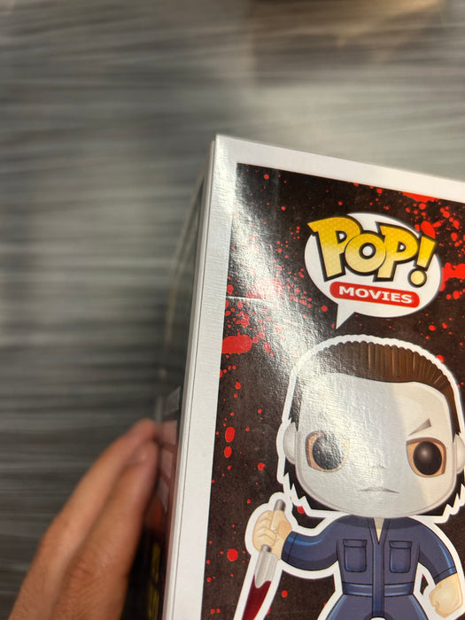 Funko POP! Movies: Halloween - Michael Myers [Solid Mask](GiTD)(CHASE)(Damaged Box) #03