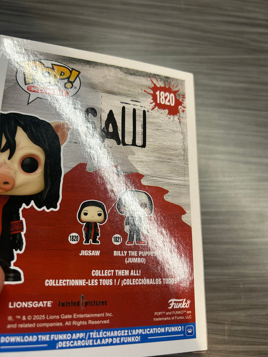 Funko POP! Movies: Saw - Jigsaw (CHASE)(Damaged Box) #1820