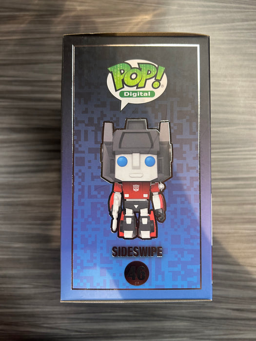 Funko POP! Digital: Transformers - Sideswipe (NFT Release)(1550 PCS)(Damaged Box) #46