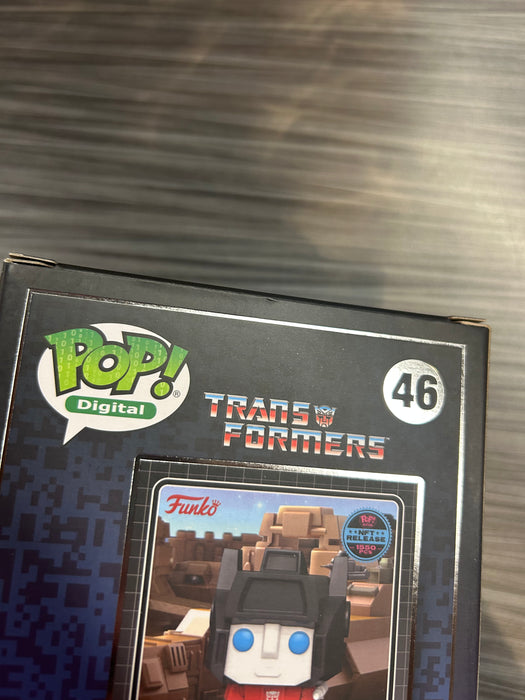 Funko POP! Digital: Transformers - Sideswipe (NFT Release)(1550 PCS)(Damaged Box) #46
