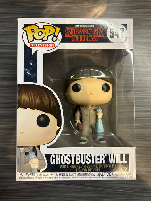 Funko POP! Television: Stranger Things - Ghostbuster Will (Damaged Box) #547