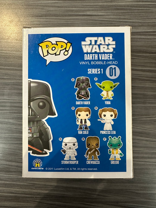 Funko POP! Star Wars: Darth Vader [Large Font/First Release] (Damaged Box) #01