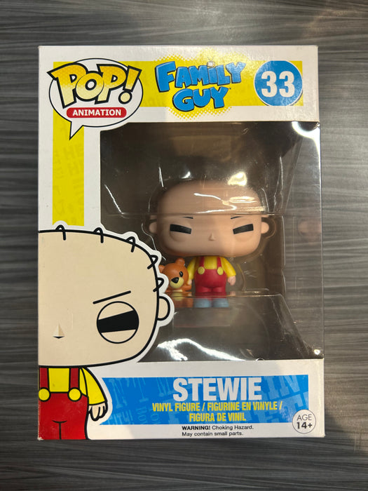 Funko POP! Animation: Family Guy - Stewie (Damaged Box*) #33