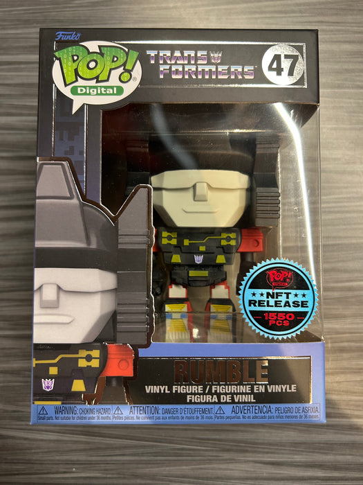 Funko POP! Digital: Transformers - Rumble (NFT Release)(1550 PCS)(Damaged Box) #47