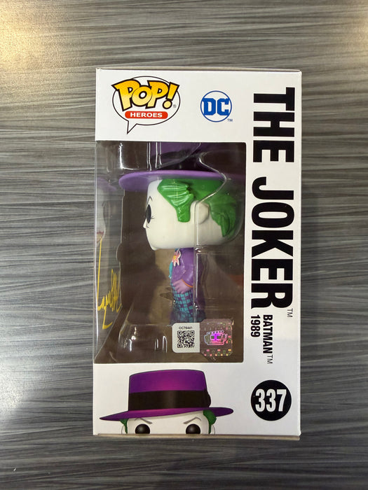 Funko POP! Heroes: Batman - The Joker [Batman 1989](Signed/Jeff Bergman/OC) #337