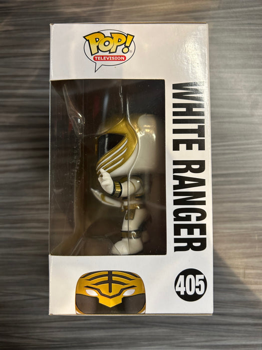 Funko POP! Television: Mighty Morphin Power Rangers- White Ranger (Damaged Box) #405