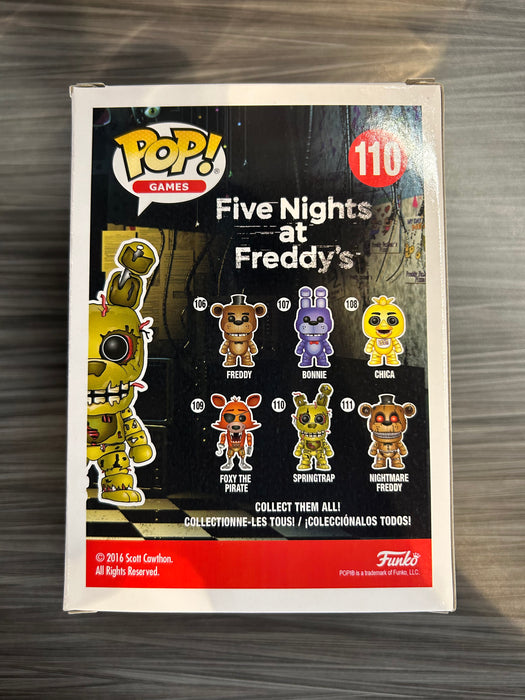Funko POP! Games: Five Nights At Freddy's - Springtrap (Damaged Box) #110