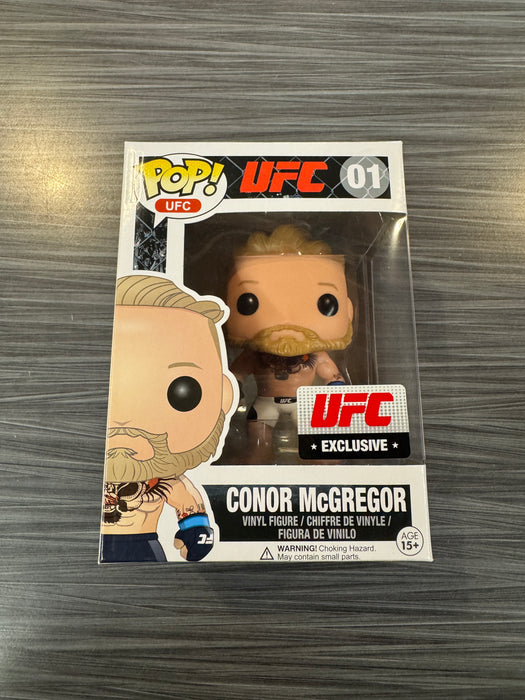 Funko POP! UFC : Conor McGregor(UFC)[White Shorts](Damaged Box)[A] #01