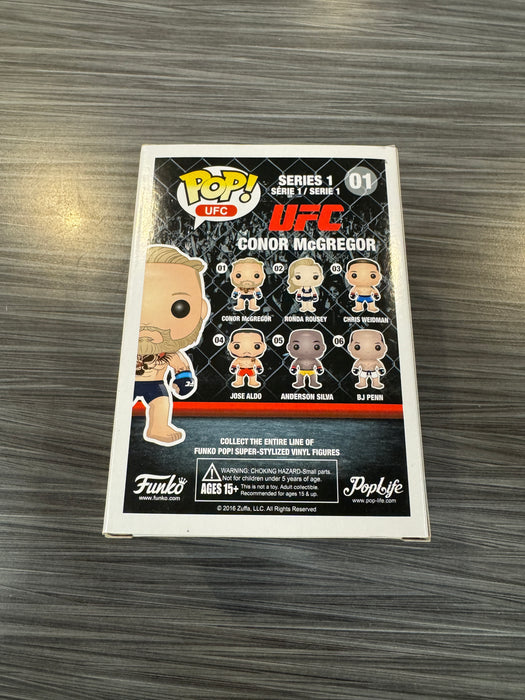 Funko POP! UFC : Conor McGregor(UFC)[White Shorts](Damaged Box)[A] #01