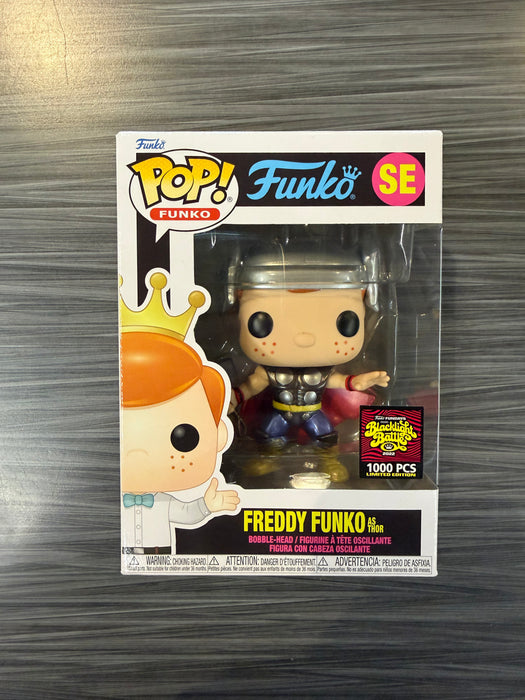 Funko POP! Freddy Funko As Thor [Metallic](2022 Blacklight Battle)(1000 PCS)(Damaged Box) #SE