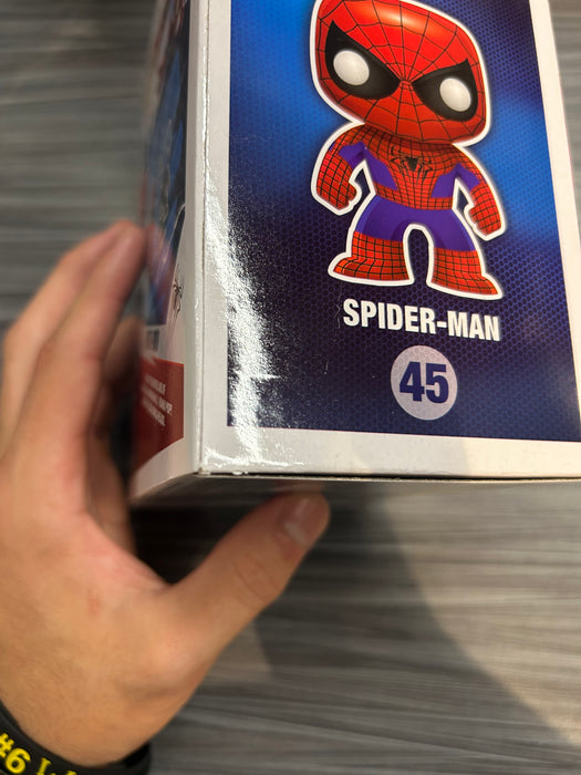 Funko POP! Marvel: The Amazing Spiderman 2 - Spider-Man (Damaged Box) #45