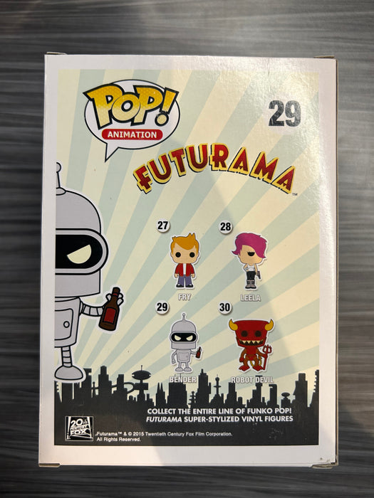 Funko POP! Animation: Futurama - Bender (2015 SDCC)(Damaged Box) #29