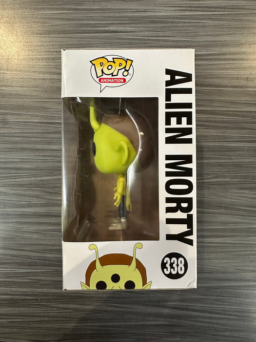 Funko POP! Animation: Rick And Morty - Alien Morty (2018 ECCC)(Damaged Box) #338