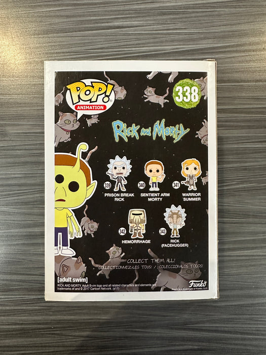 Funko POP! Animation: Rick And Morty - Alien Morty (2018 ECCC)(Damaged Box) #338
